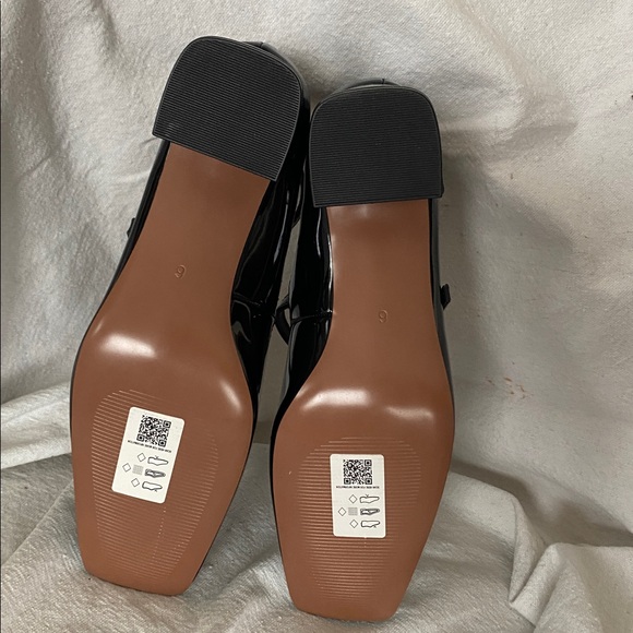 ASOS Patent Leather Mary Jane Heels Black Strappy Block Heel 9 NWOT - Picture 8 of 11